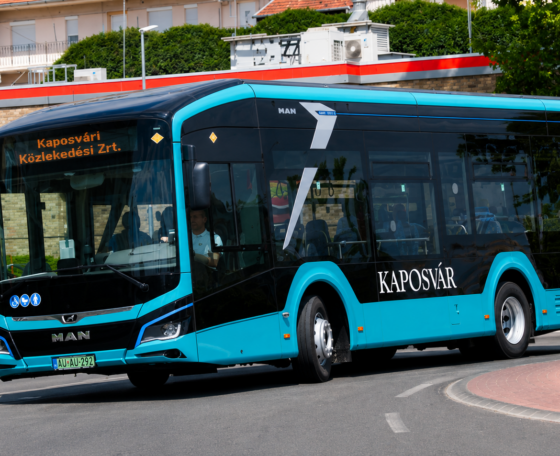 Két MAN villanymidivel indul Kaposvár flottamegújítási programja